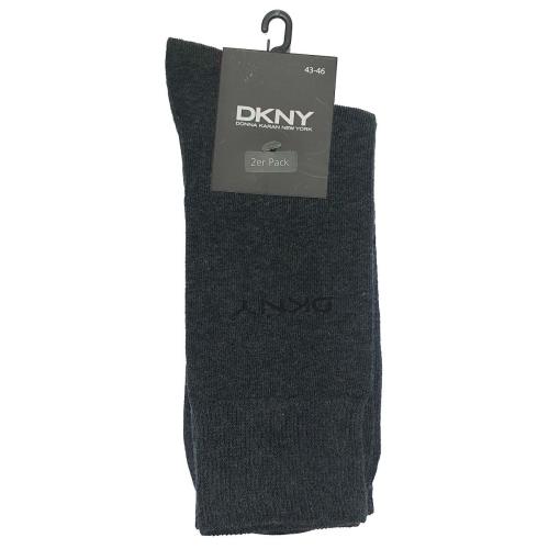 DKNY Ανδρικές Κάλτσες Σετ των 2 Σκούρο Γκρί